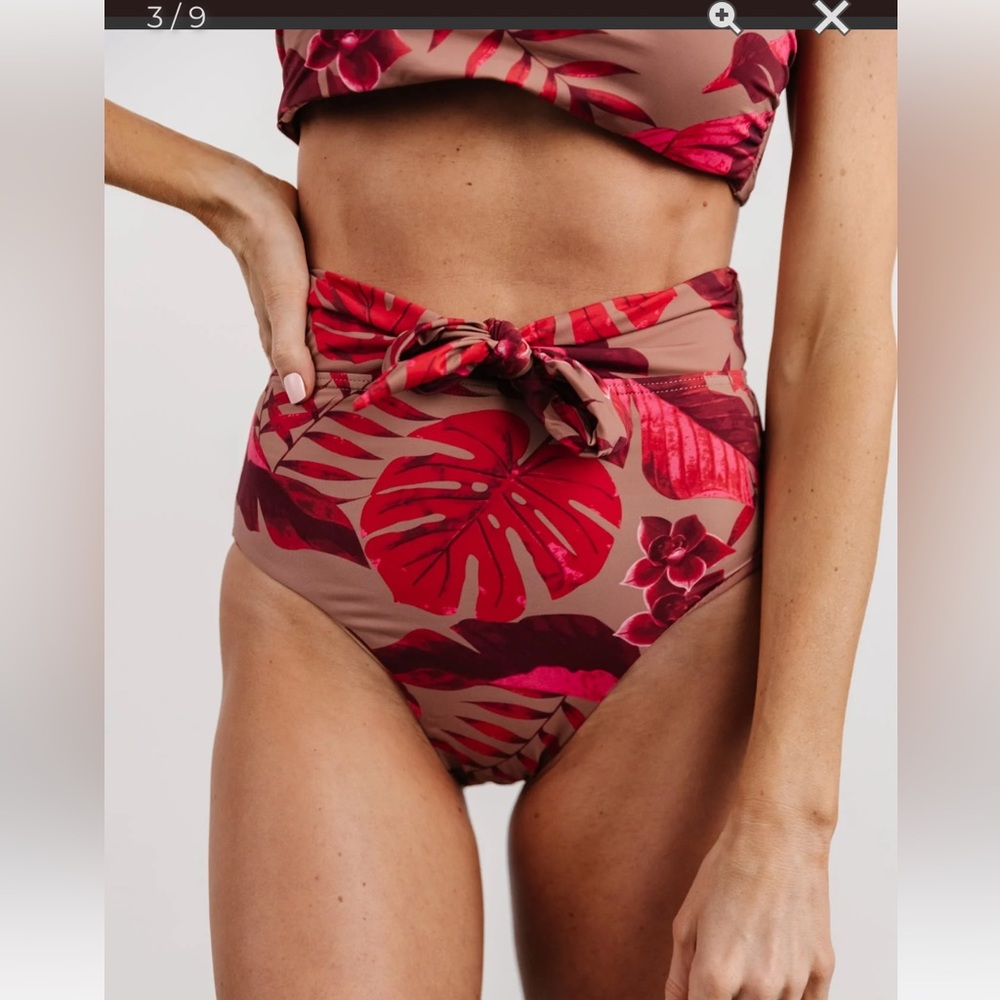 Baltic Born Tropical Print Bikini bottom